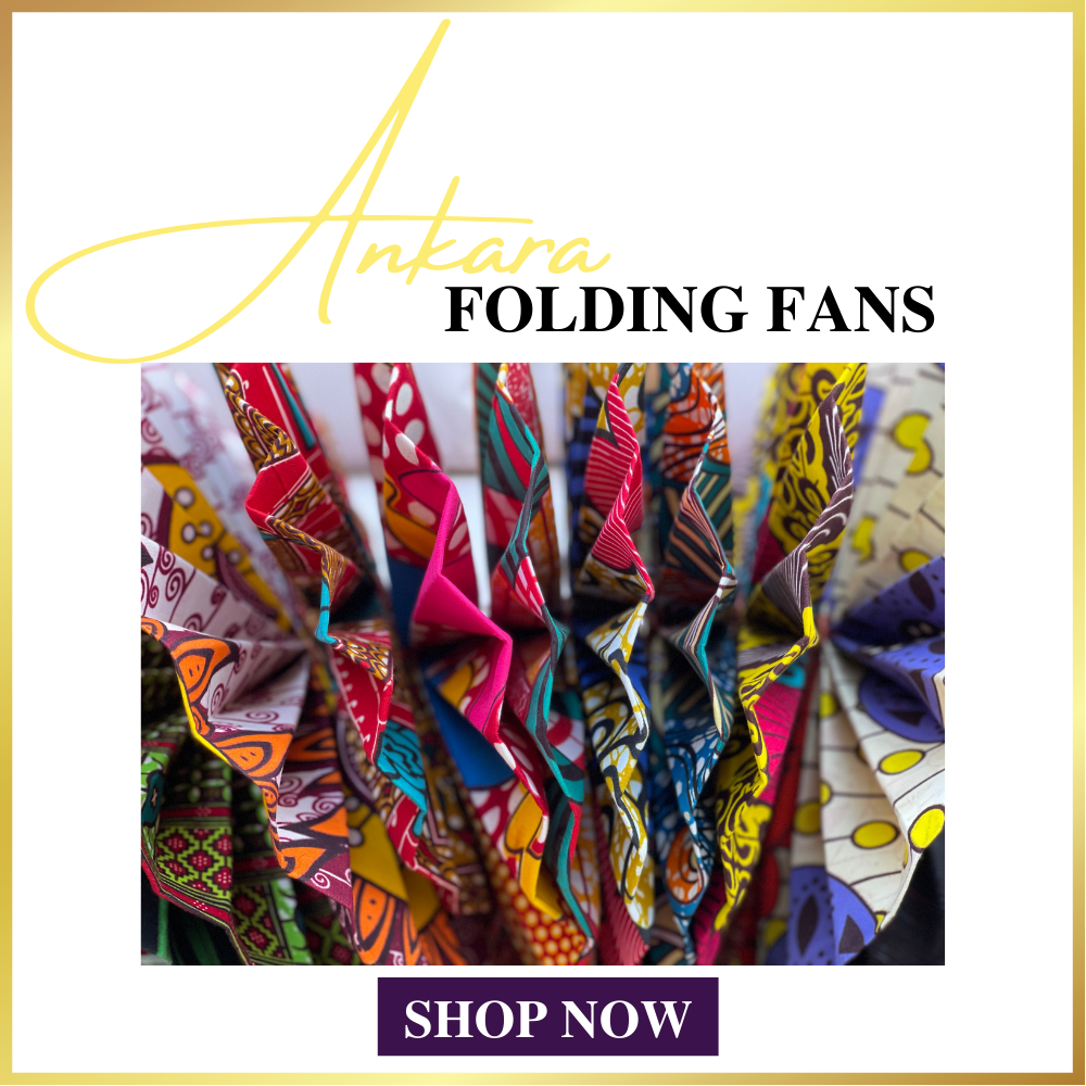 Ankara Folding Fans